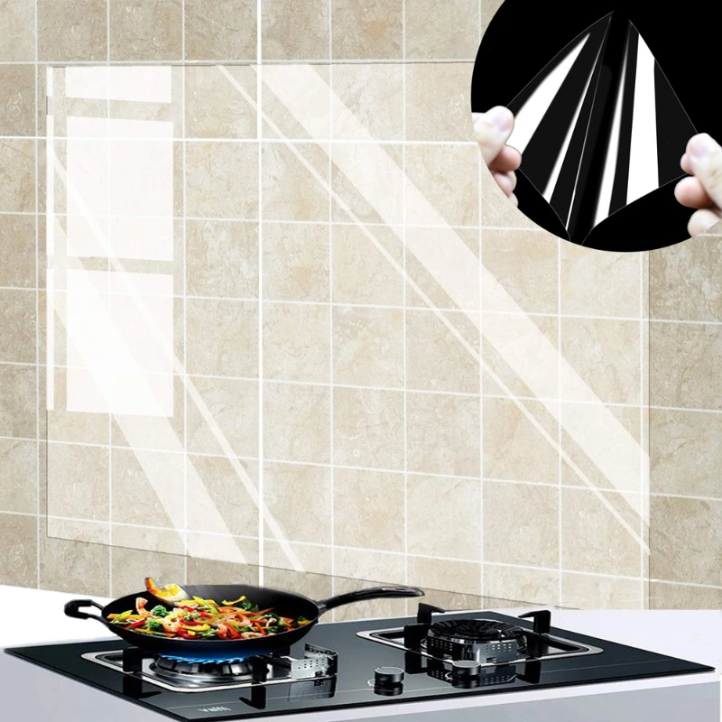 Smart Home Film - 1Pc Kitchen Oil Proof Wall Sticker