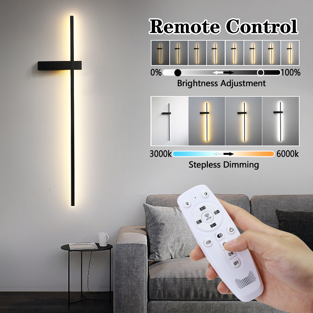 Smart Night Light - Minimalism Longer LED Wall Lights Living