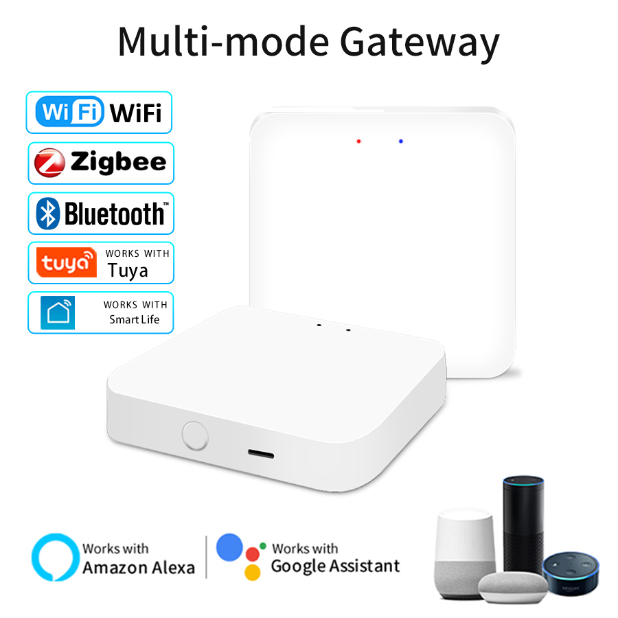 Smart Home Control Panel - Tuya Smart Multi-Mode Gateway ZigBee Wi-Fi
