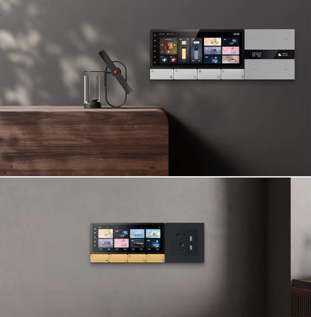 Smart Home Control Panel - F5 Tuya UK Touch Screen Music