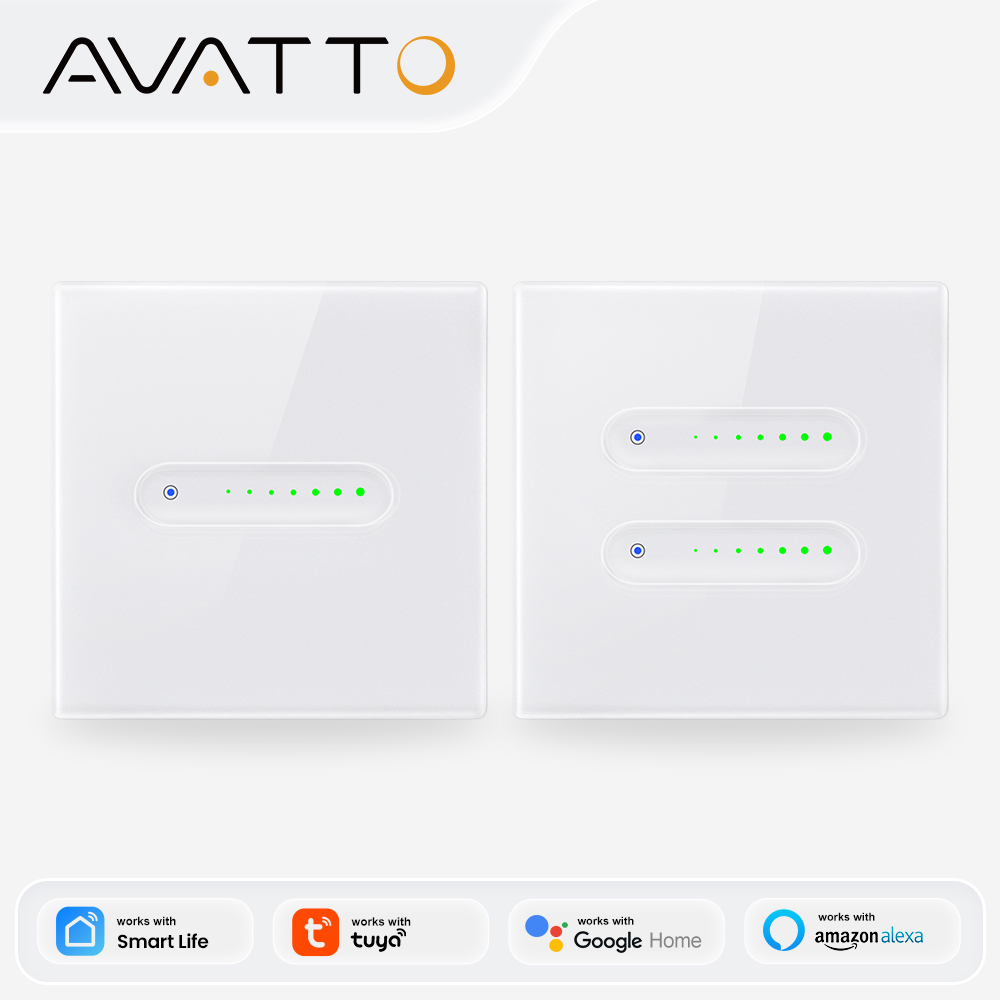 Smart Home Control Panel - AVATTO WiFi 1/2 Gang Smart Dimmer