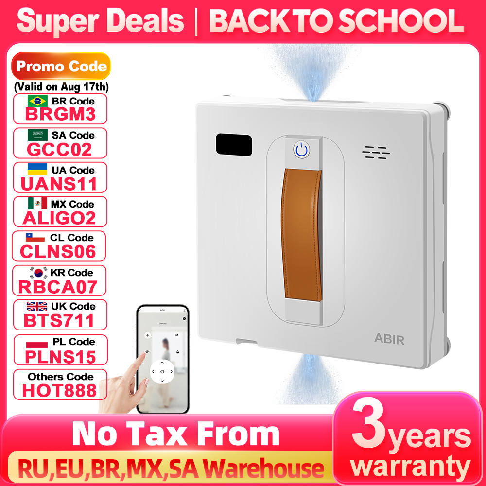 Smart Home For Windows - Window Vacuum Robot Cleaner ABIR WD8,