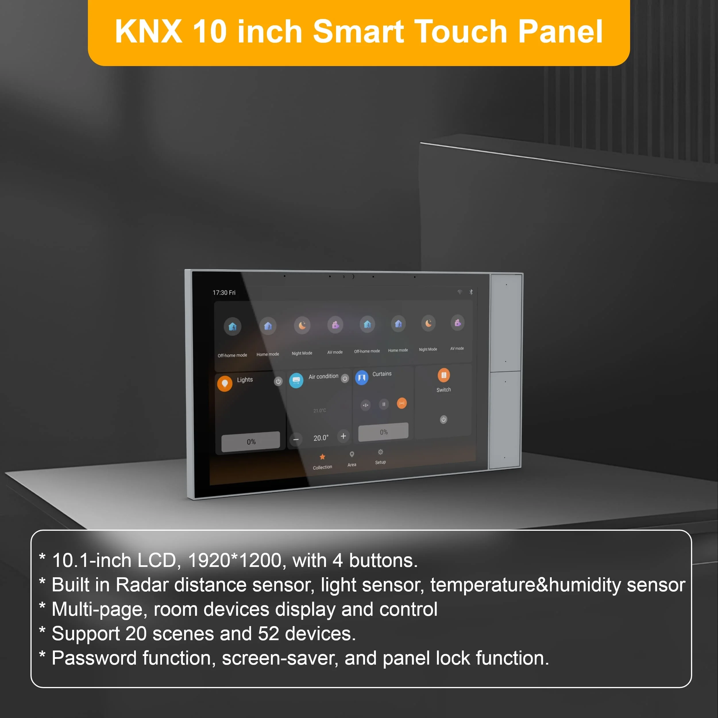2026 Smart Touch Panel for Bus - огляд і ціна Smart Home Knx