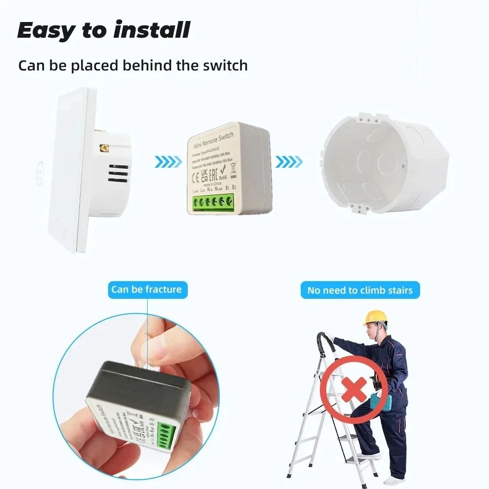 433Mhz RF Wireless Smart Switc - огляд і ціна Smart Home Control Panel