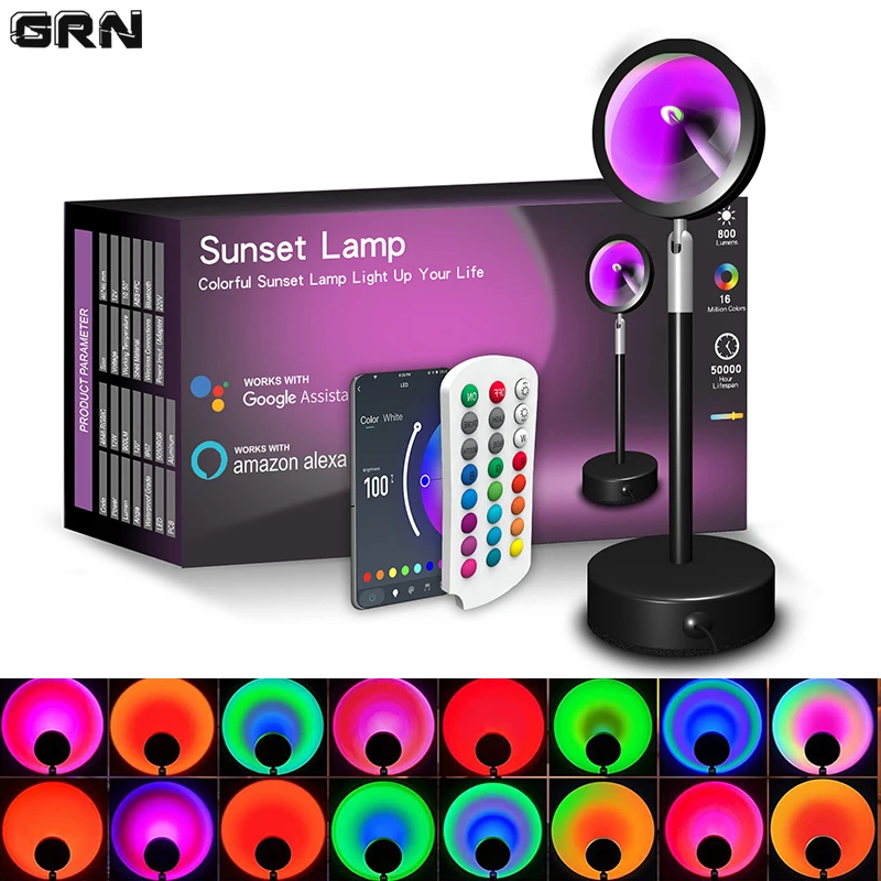 Smart LED Sunset Lamp Colorful - огляд і ціна Smart Home For Windows