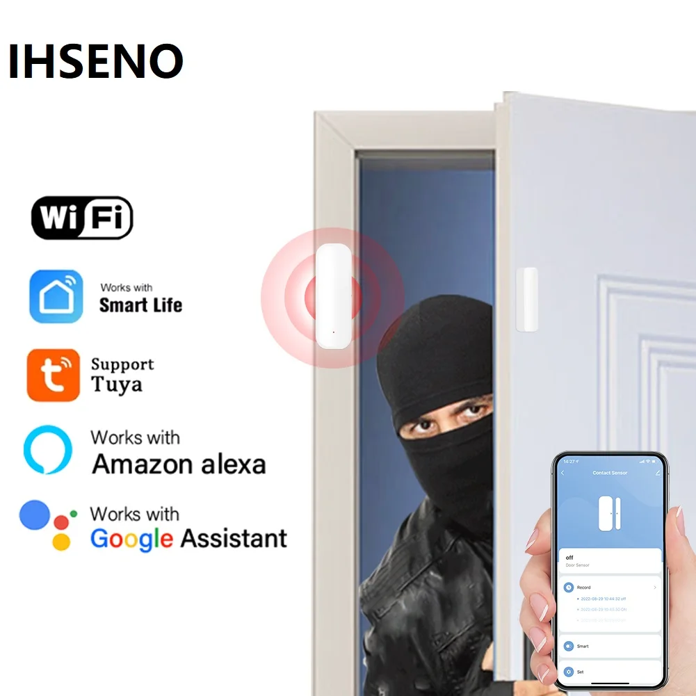 iHseno Tuya WiFi Door Sensor W - огляд і ціна Smart Home For Windows