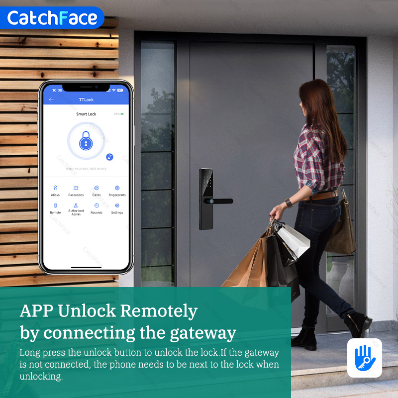 Bluetooth Fingerprint Door Loc - огляд і ціна Smart Home Control Panel