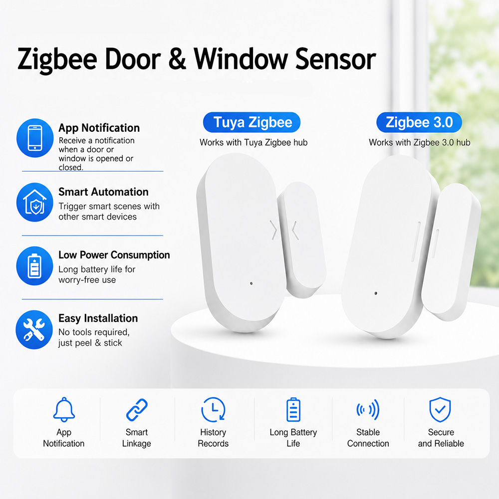 Zigbee Door Window Sensor UZ-5 - огляд і ціна Smart Home For Windows