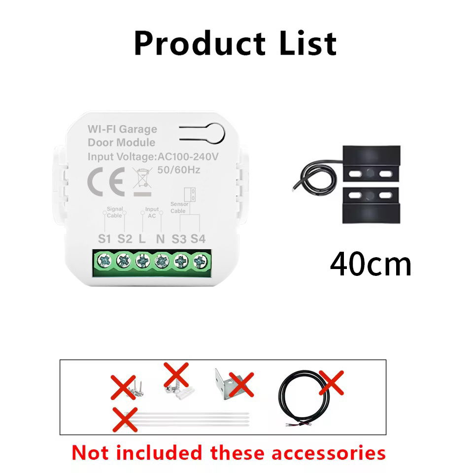 Smart Tuya WiFi Garage Door Sw - огляд і ціна Smart Garage Door Opener