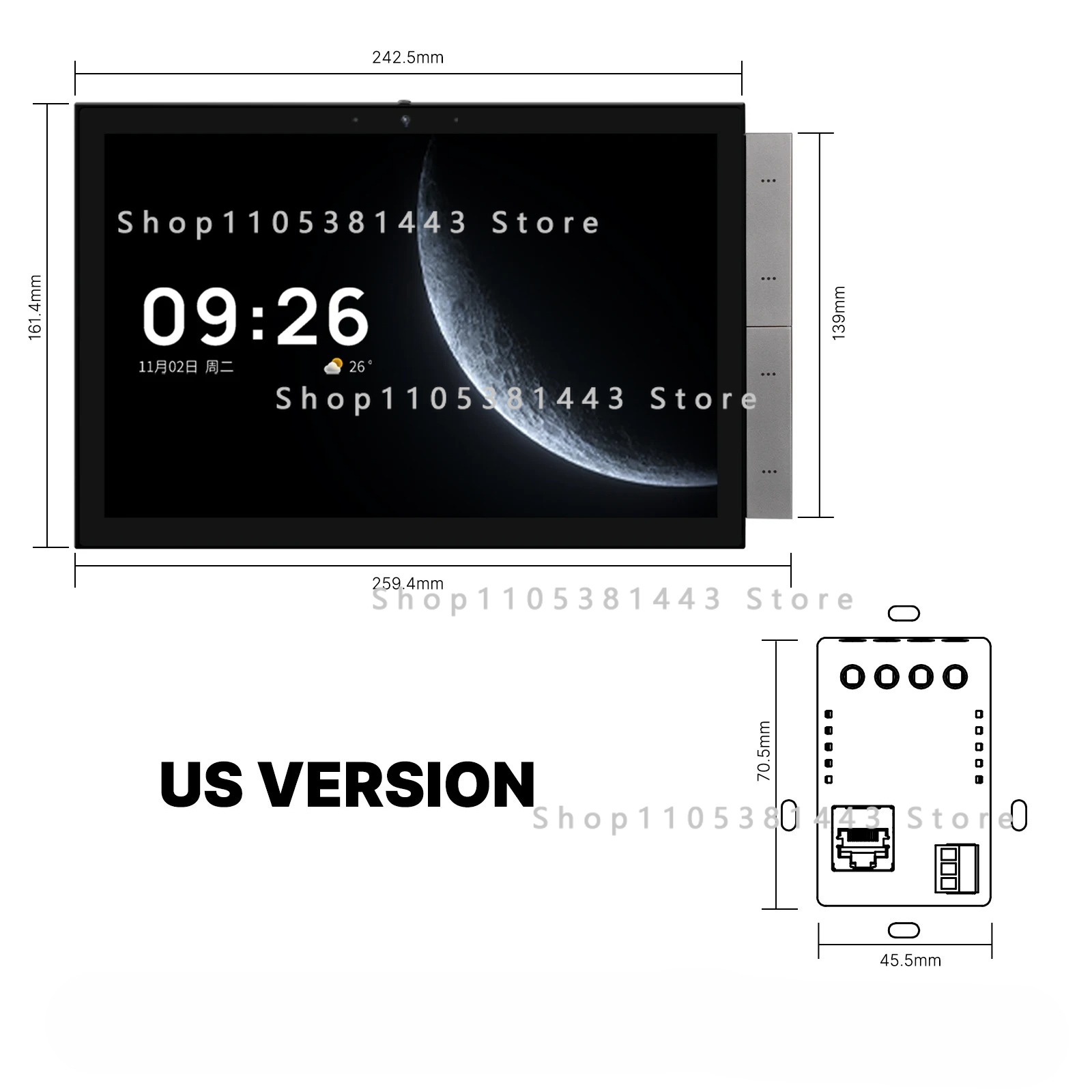 Home Automation 2026 Moes Tuya - огляд і ціна Smart Home Control Panel