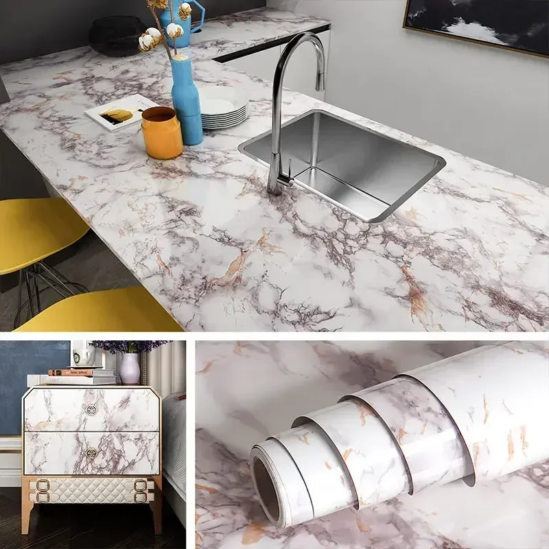 Marble Vinyl Film DIY Self Adh - огляд і ціна Smart Home Film