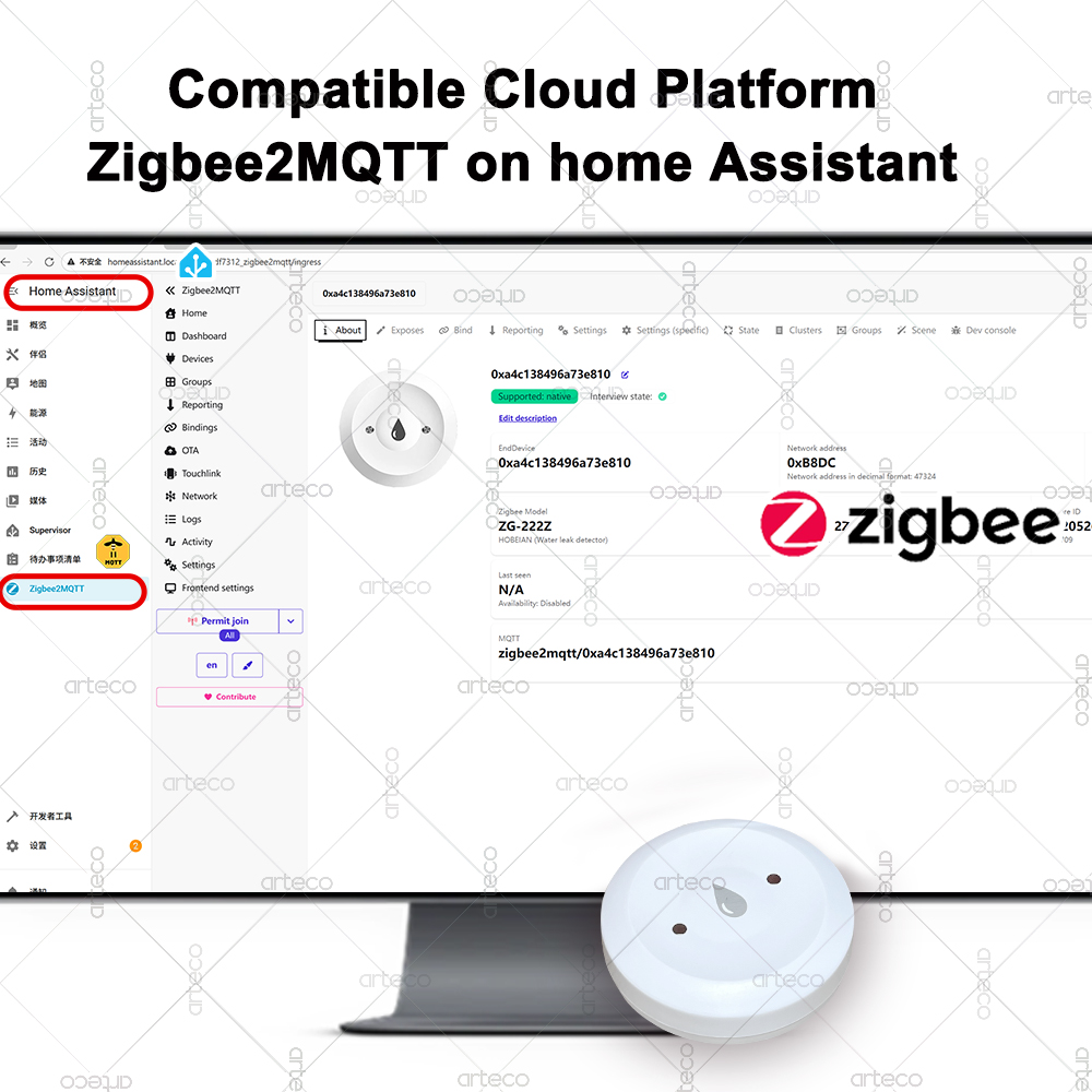 Tuya Smart Zigbee Water Sensor - огляд і ціна Smart Home Tools