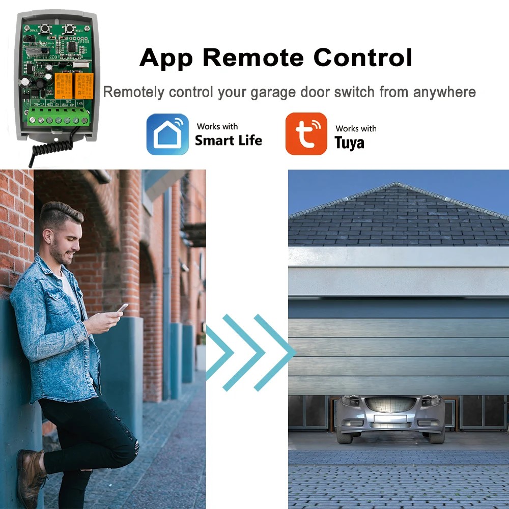SCS SENTINEL Controller Tuya W - огляд і ціна Smart Garage Door Opener