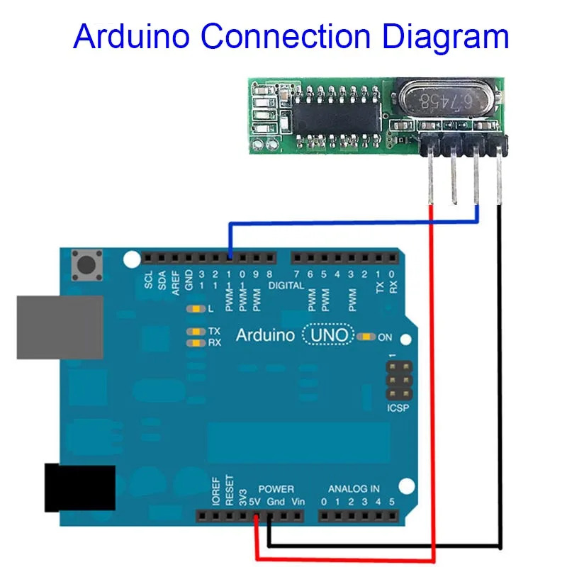 Superheterodyne RF Transceiver - огляд і ціна Smart Home Arduino Uno