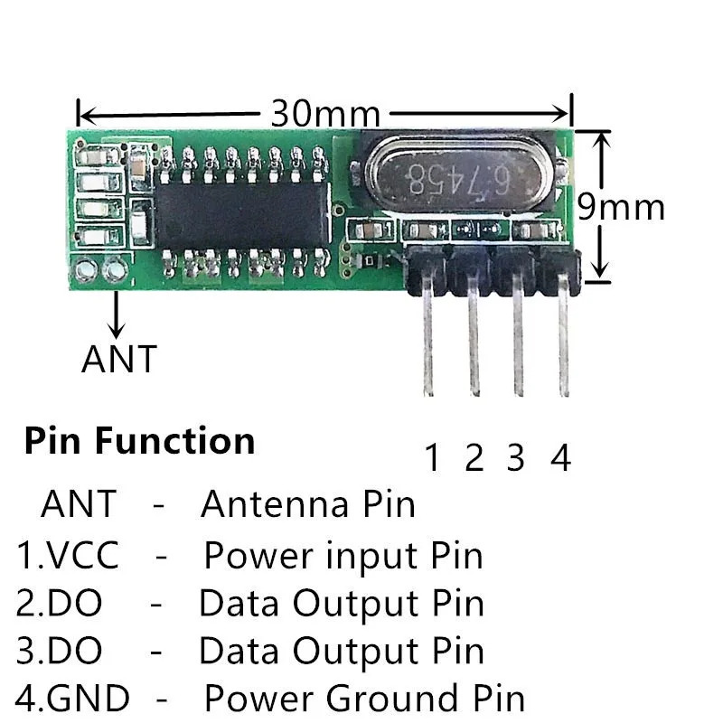 Superheterodyne RF Transceiver - огляд і ціна Smart Home Arduino Uno