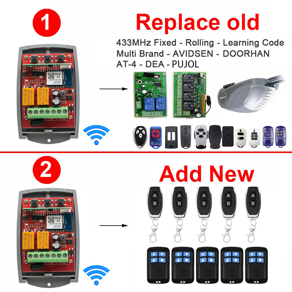 SMG8112 Tuya WIFI Smart Door O - огляд і ціна Smart Garage Door Opener