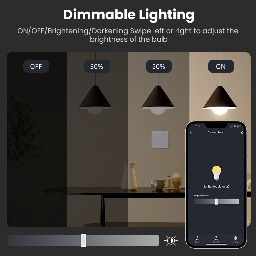 AVATTO WiFi 1/2 Gang Smart Dim - огляд і ціна Smart Home Control Panel