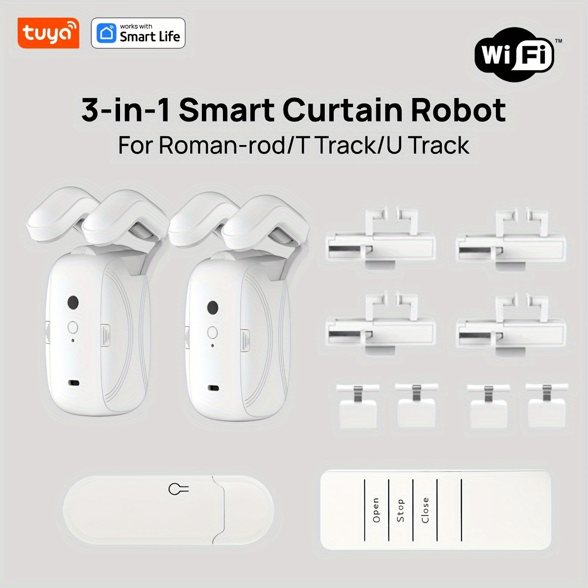1/2PCS Tuya Smart WiFi Curtain - огляд і ціна Smart Home Control Panel
