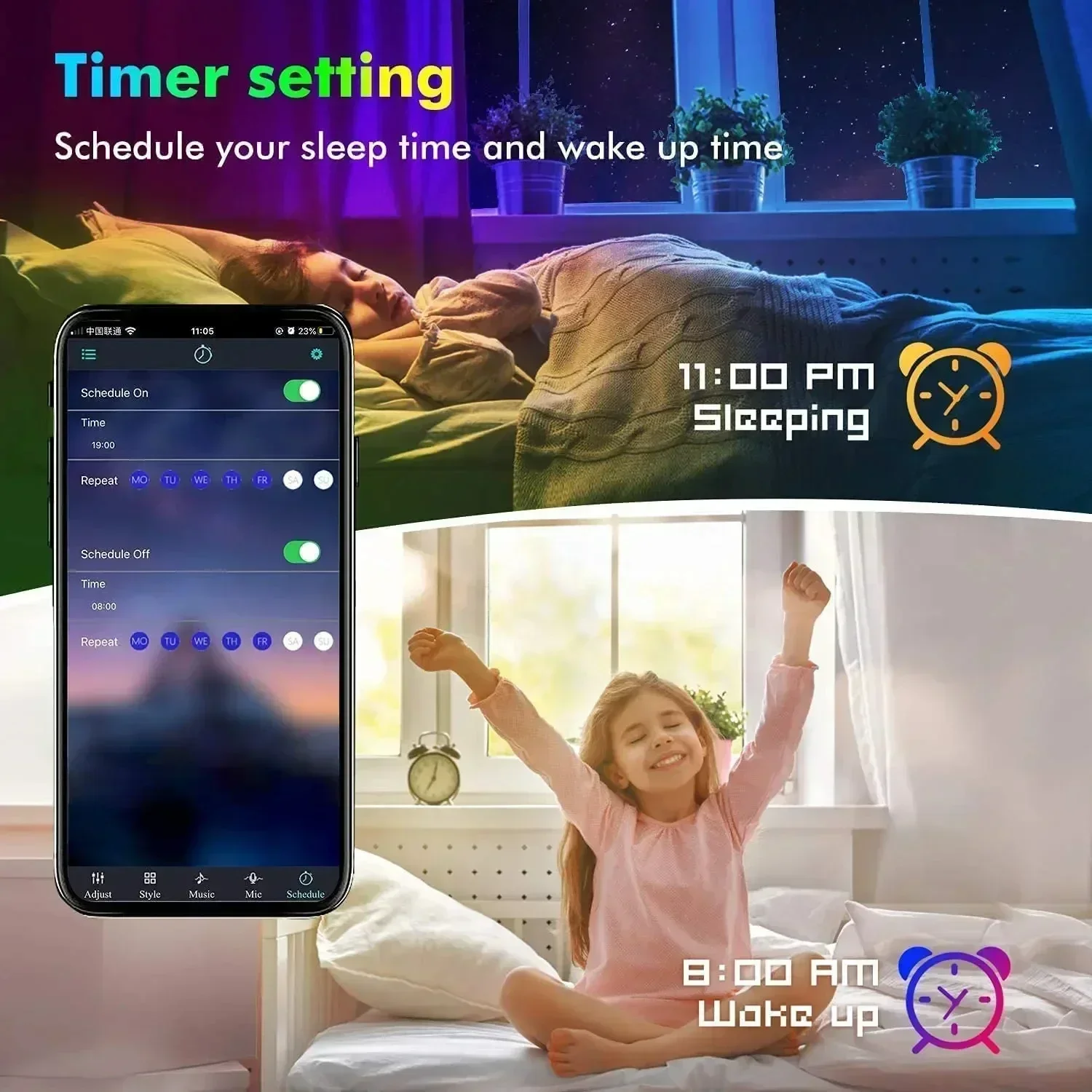 Smart RGB LED Gaming Light Str - огляд і ціна Smart Night Light