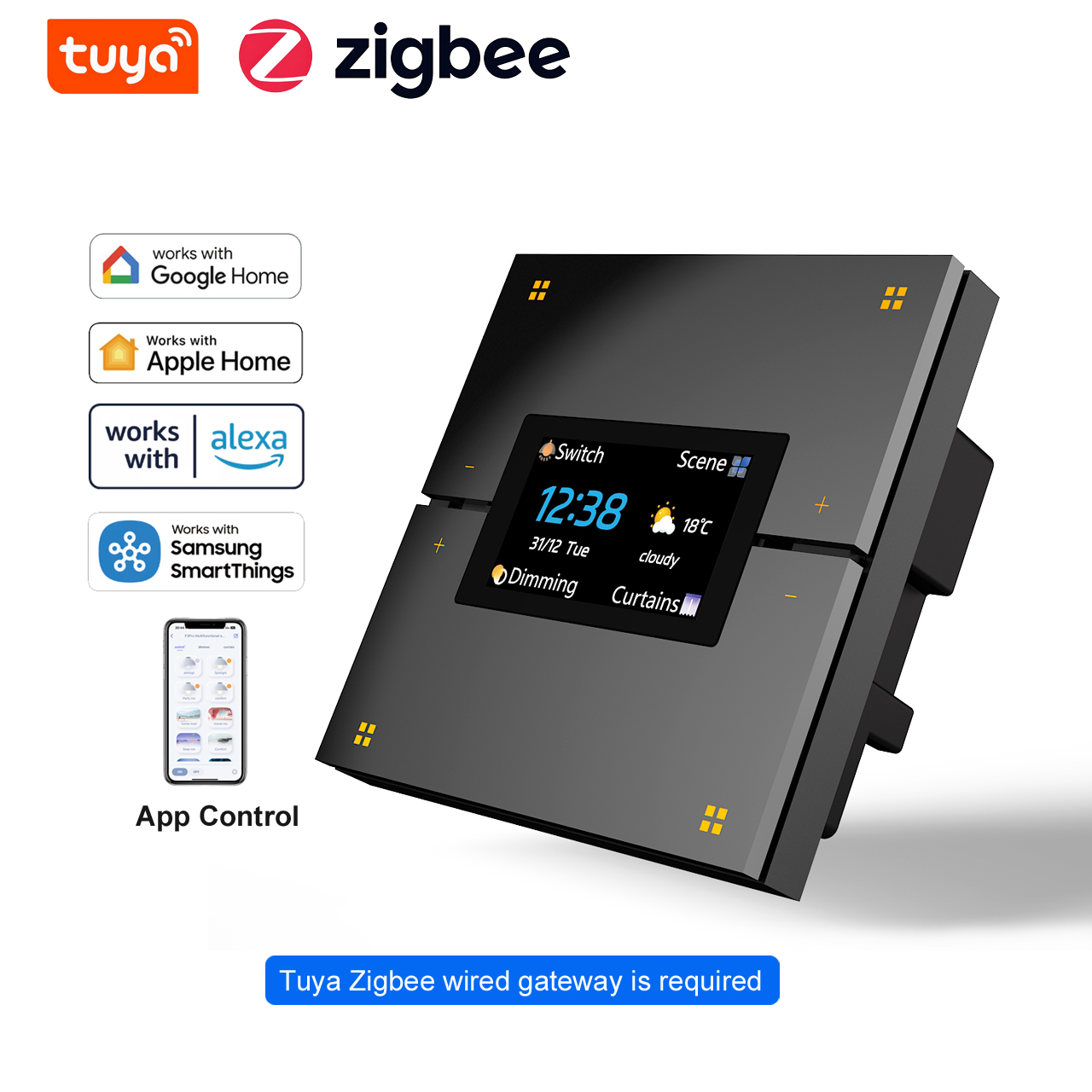 M9 Pro 8-Button UK Tuya Smart  - огляд і ціна Smart Home Display