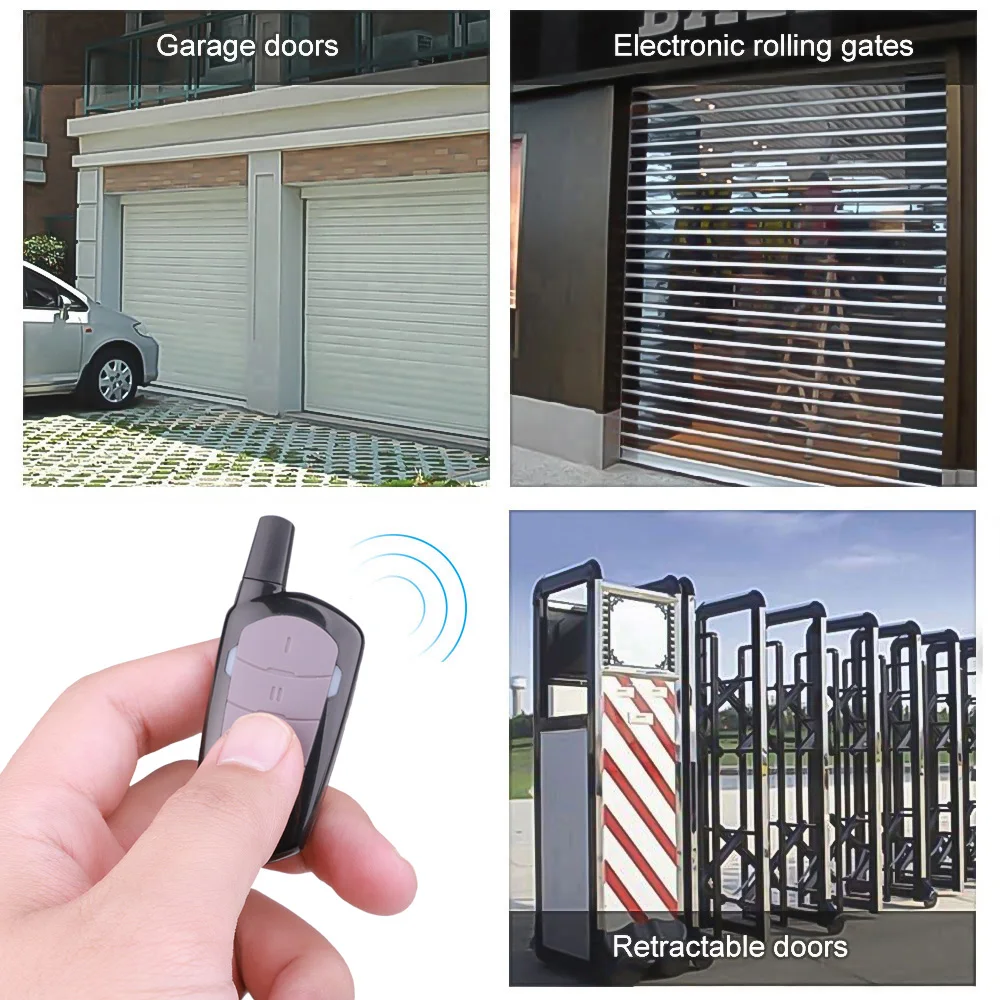 433MHz Wireless Auto Copy Remo - огляд і ціна Smart Garage Door Opener
