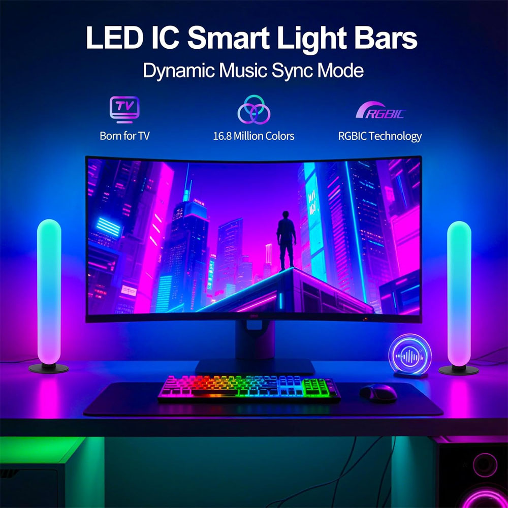 1/2/3Pcs Smart LED Light Bar,1 - огляд і ціна Smart Night Light