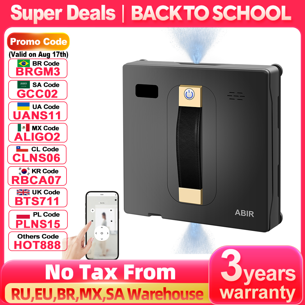 Robot Window Cleaner ABIR WD8, - огляд і ціна Smart Home For Windows