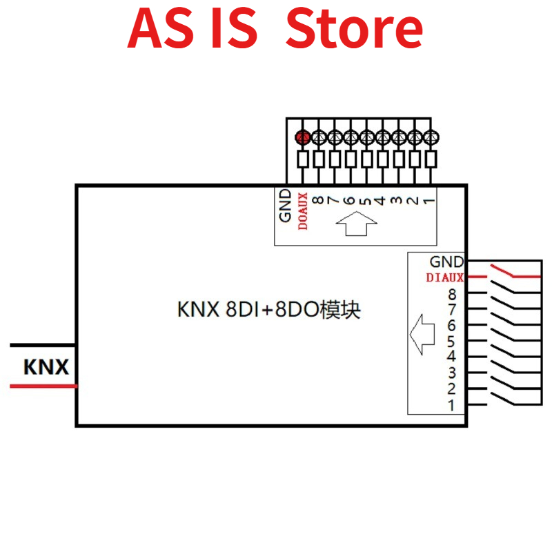 Smart Home KNX I/O Module - 8  - огляд і ціна Smart Home Knx